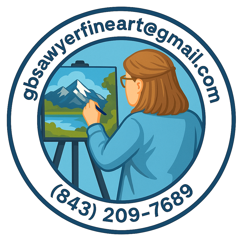 palette brush paint closeup